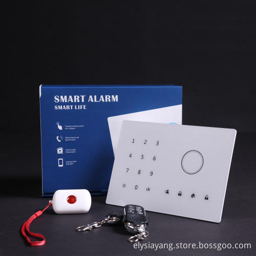 30 Rooms Home Burglar Alarm System with 6 Smoke Detectors